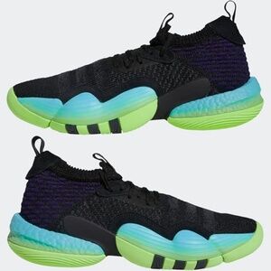 NEW - Trae Young 2 Basketball H06473 Core Black/Core Black/Team Solar Green 14